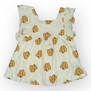 Zara Puppies Flutter Sleeve Top